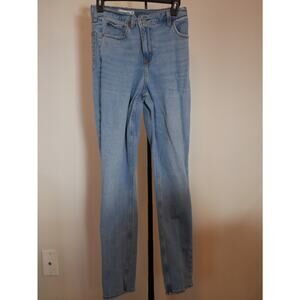 Abercrombie 28W Long Length 90s Slim Straight Ultra High Rise Jeans